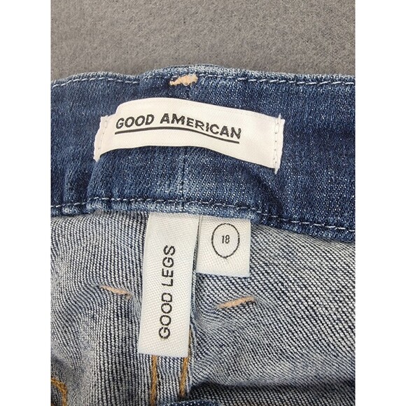 Good American Good Legs Jeans Womens 18 Skinny High Rise Stretch Denim Pants - Picture 6 of 13